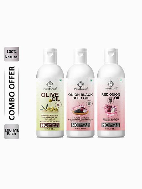 pack of 3 puri flame hair oil - 18715977 - Very Small Image - 1