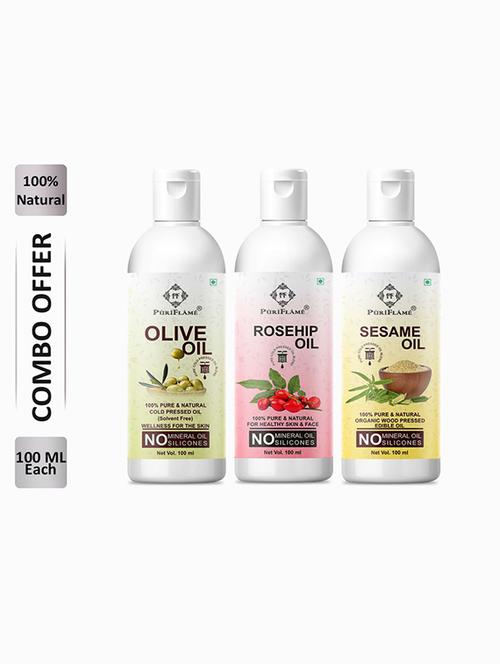 pack of 3 puri flame hair oil - 18716015 - Very Small Image - 1