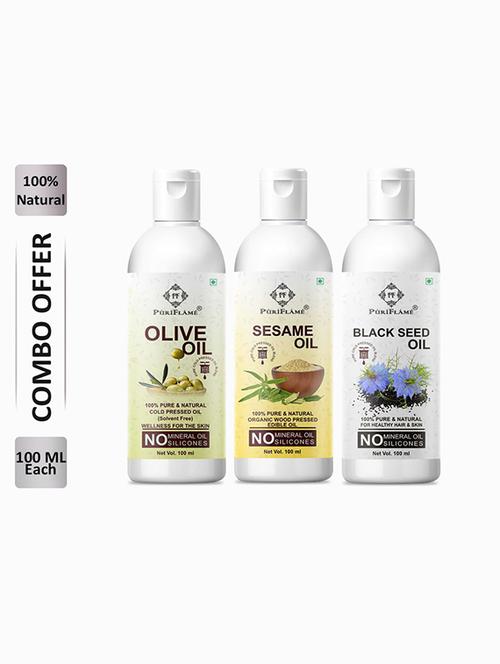 pack of 3 puri flame hair oil - 18716022 - Very Small Image - 1