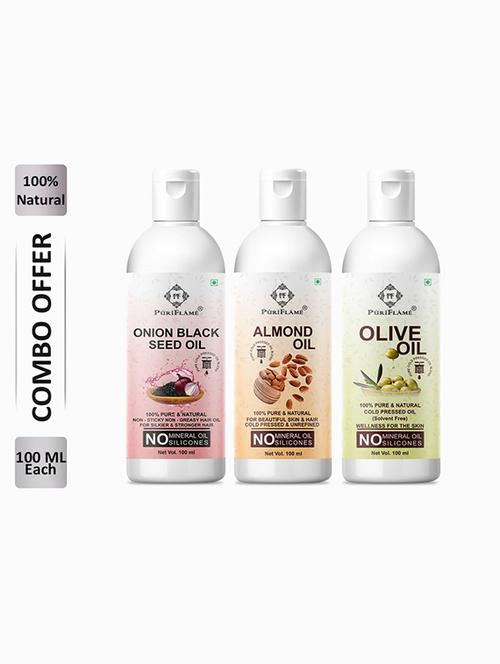 pack of 3 puri flame hair oil - 18716084 - Very Small Image - 1