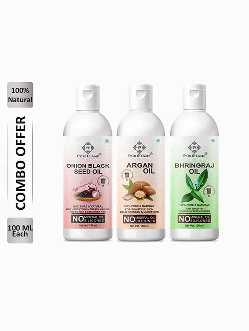 pack of 3 puri flame hair oil - 18716092 - Very Small Image - 1