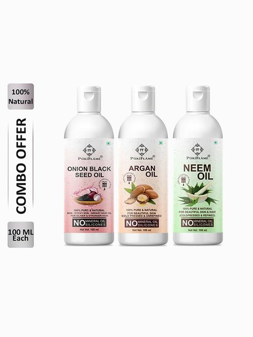 pack of 3 puri flame hair oil - 18716101 - Very Small Image - 1
