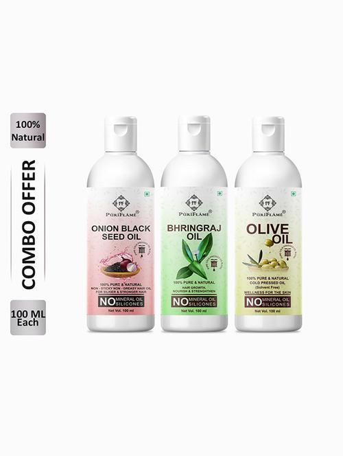 pack of 3 puri flame hair oil - 18716138 - Very Small Image - 1