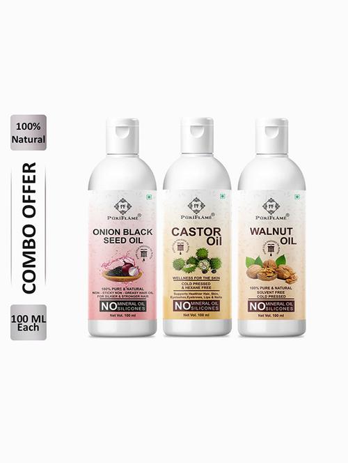pack of 3 puri flame hair oil - 18716178 - Very Small Image - 1