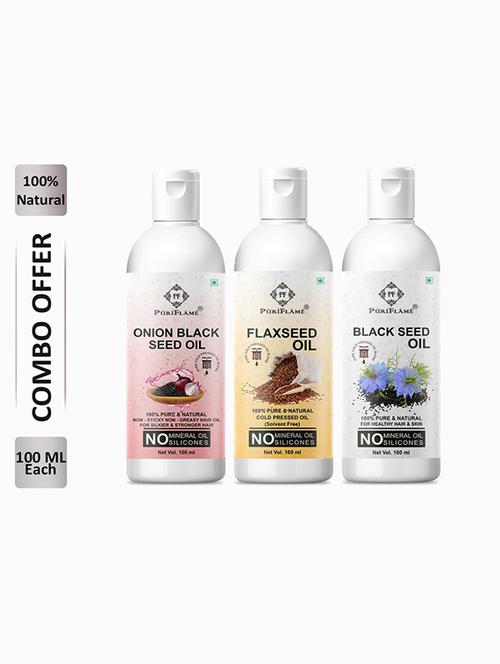 pack of 3 puri flame hair oil - 18716202 - Very Small Image - 1
