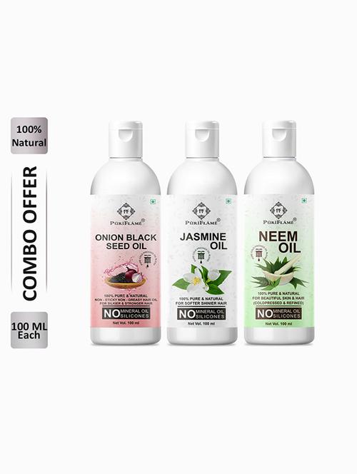pack of 3 puri flame hair oil - 18716245 - Very Small Image - 1