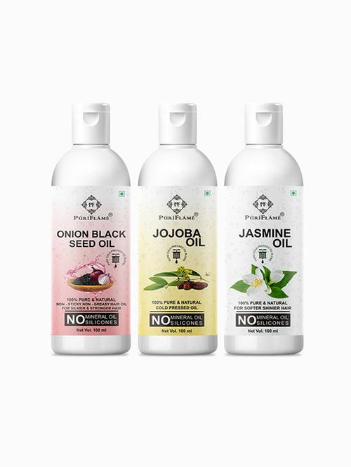 pack of 3 puri flame hair oil - 18716261 - Very Small Image - 1