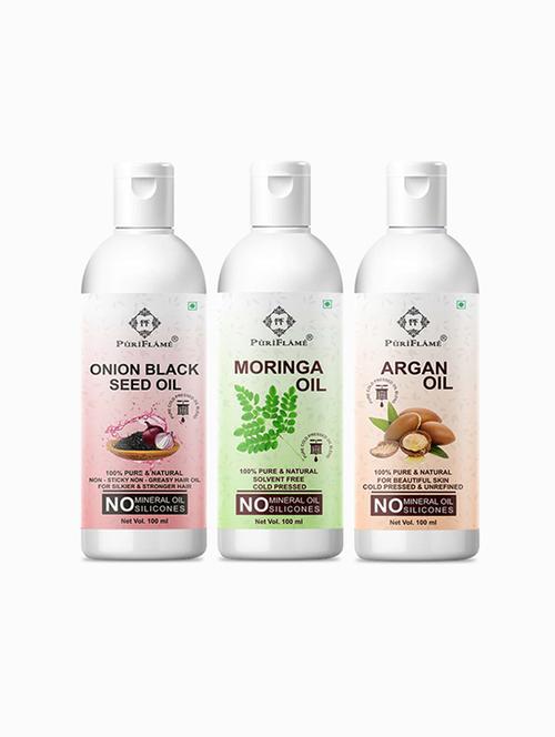 pack of 3 puri flame hair oil - 18716271 - Very Small Image - 1