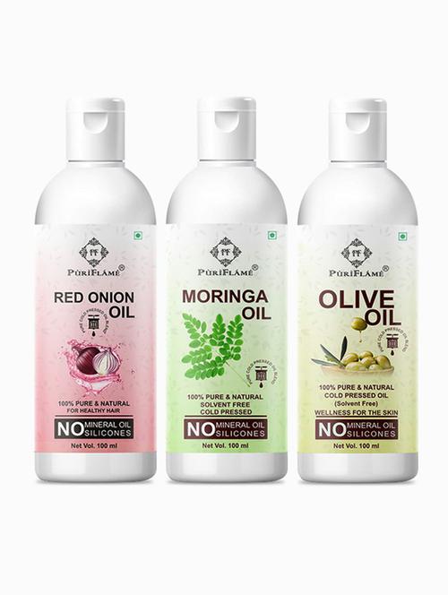 pack of 3 puri flame hair oil - 18716624 - Very Small Image - 1