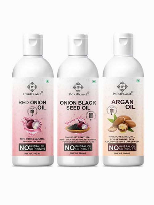 pack of 3 puri flame hair oil - 18716667 - Very Small Image - 1