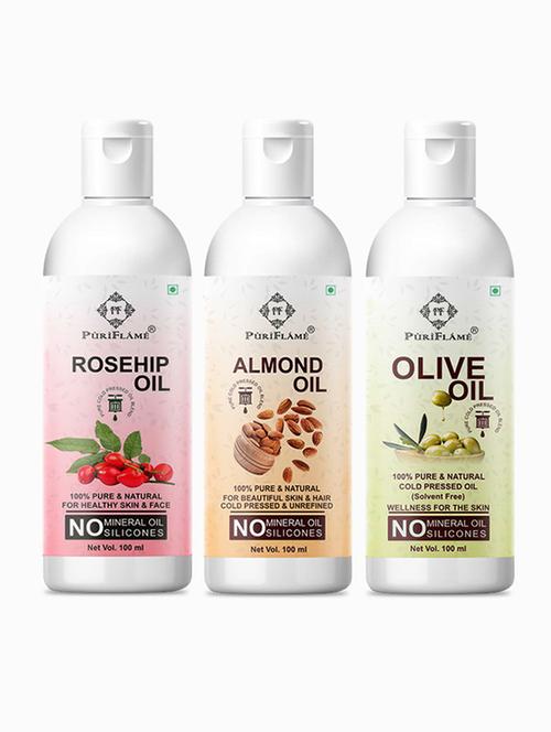 pack of 3 puri flame hair oil - 18716768 - Very Small Image - 1