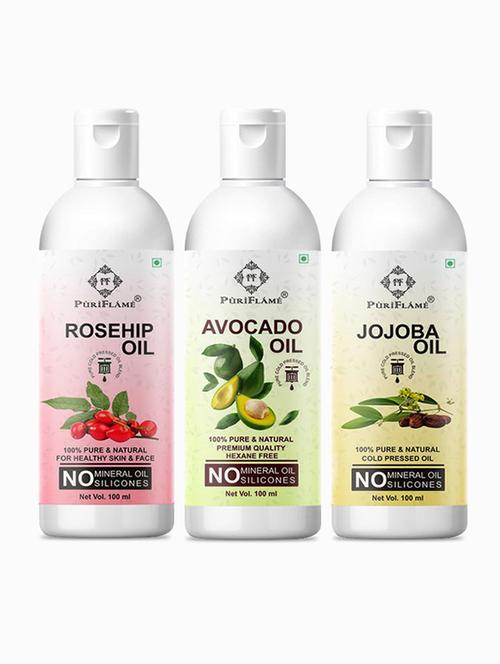 pack of 3 puri flame hair oil - 18716801 - Very Small Image - 1