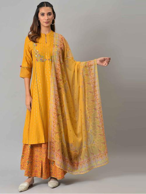 self design printed dupatta - 18718277 - Very Small Image - 1