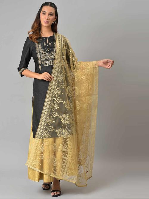 self design woven dupatta - 18718280 - Very Small Image - 1