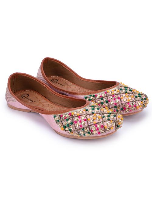 pink synthetic slip on ballerina - 18718772 - Very Small Image - 1