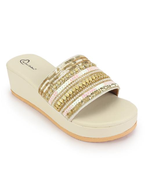 women embellished slip on wedge - 18718909 - Very Small Image - 1