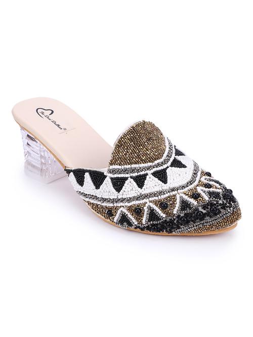 women embellished mules sandal - 18718945 - Very Small Image - 1