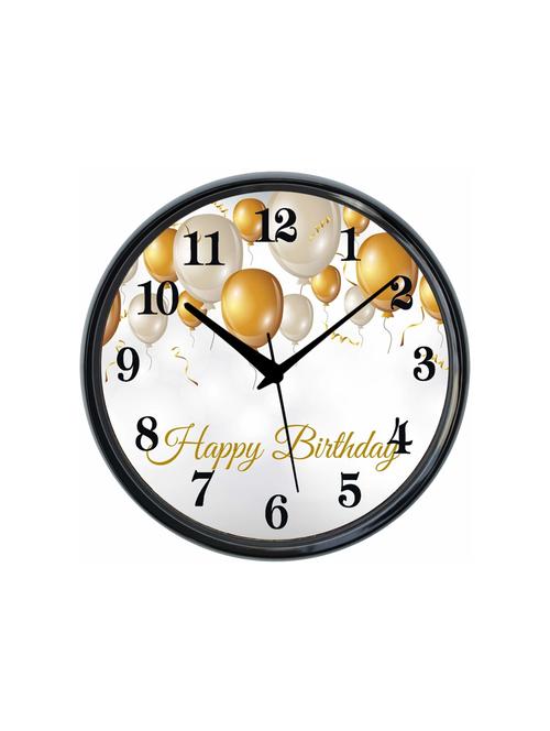 plastic wall clock round home fancy big size latest antique design ticking movement clock-plastic-black-cprb14016-e - 18719502 - Very Small Image - 1