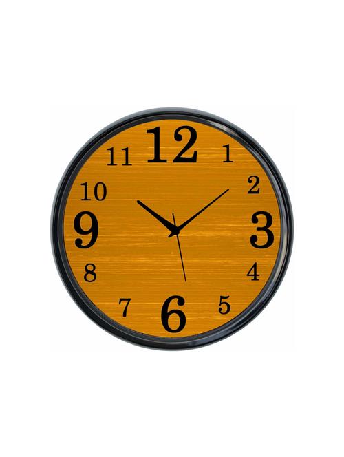 plastic wall clock round home fancy big size latest antique design ticking movement clock-plastic-black-rnd-shw0468-e - 18719551 - Very Small Image - 1