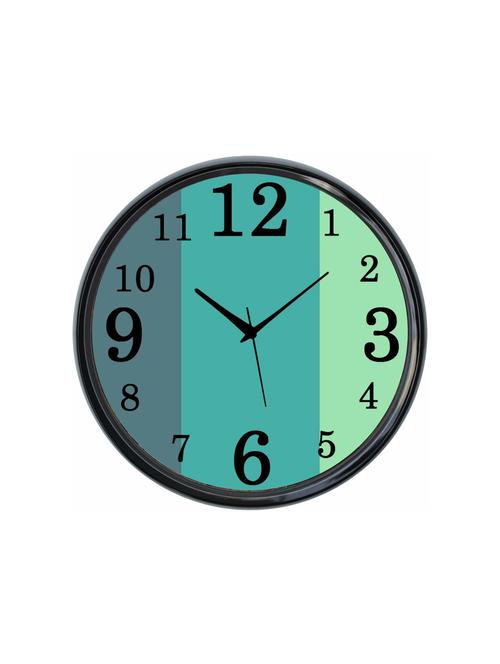 plastic wall clock round home fancy big size latest antique design ticking movement clock-plastic-black-rnd-shw0424-e - 18719557 - Very Small Image - 1