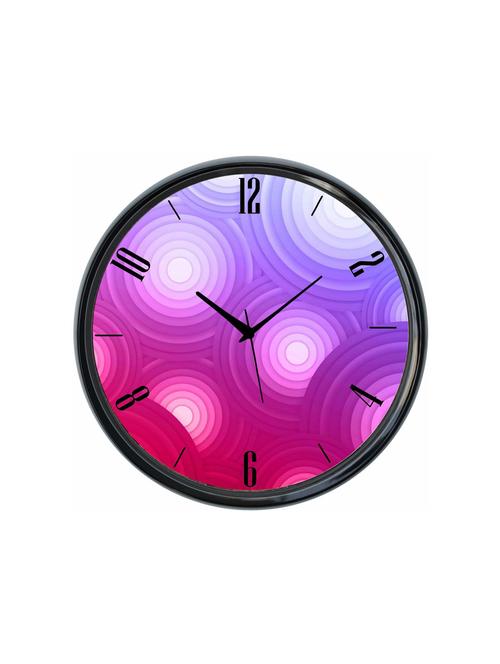 plastic wall clock round home fancy big size latest antique design ticking movement clock-plastic-black-rnd-shw0160-e - 18719576 - Very Small Image - 1
