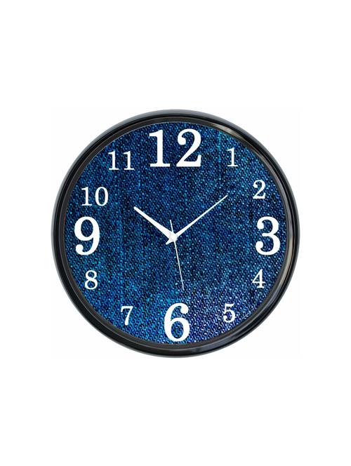 plastic wall clock round home fancy big size latest antique design ticking movement clock-plastic-black-rnd-shw0324-e - 18719627 - Very Small Image - 1