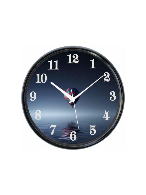 plastic wall clock round home fancy big size latest antique design ticking movement clock-plastic-black-cprb14336-e - 18719638 - Very Small Image - 1