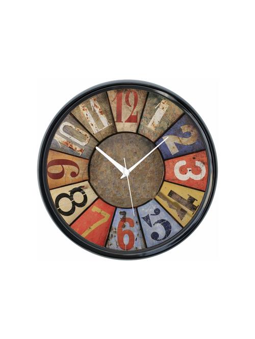 plastic wall clock round home fancy big size latest antique design ticking movement clock-plastic-ant13-e - 18719644 - Very Small Image - 1