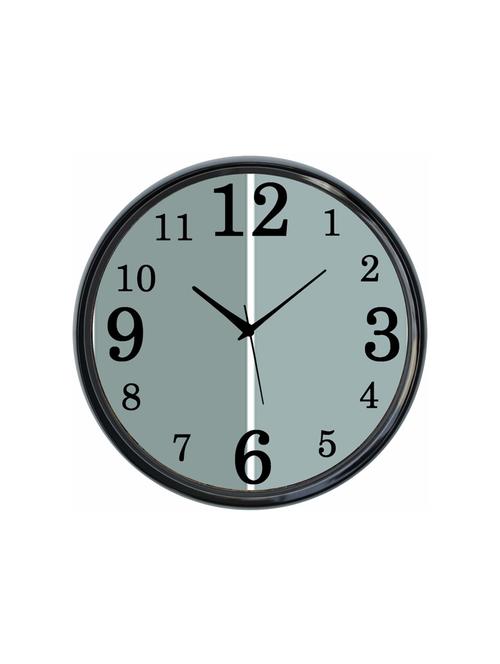 plastic wall clock round home fancy big size latest antique design ticking movement clock-plastic-black-rnd-shw0454-e - 18719648 - Very Small Image - 1