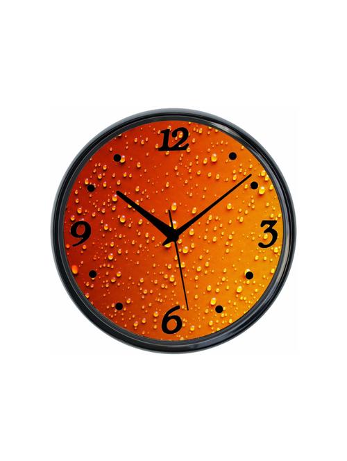 plastic wall clock round home fancy big size latest antique design ticking movement clock-plastic-black-cprb14325-e - 18719665 - Very Small Image - 1