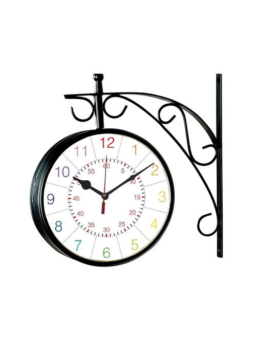 vintage double sided station wall clock - 18719778 - Very Small Image - 1