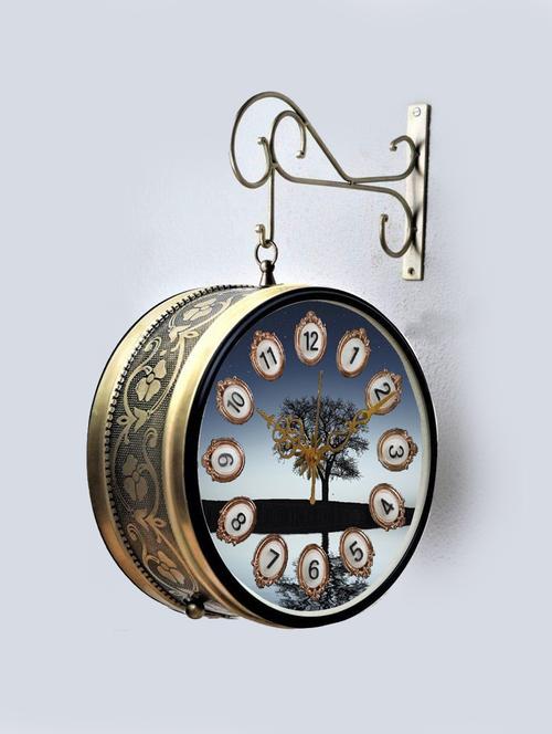 vintage double sided station wall clock - 18719925 - Very Small Image - 1