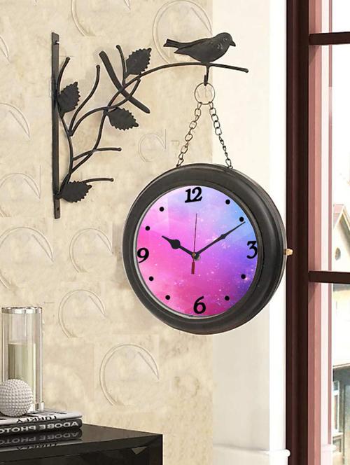 round shape digital display wall clock - 18719989 - Very Small Image - 1