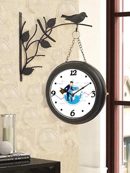 round shape digital display wall clock - 18720005 - Very Small Image - 1