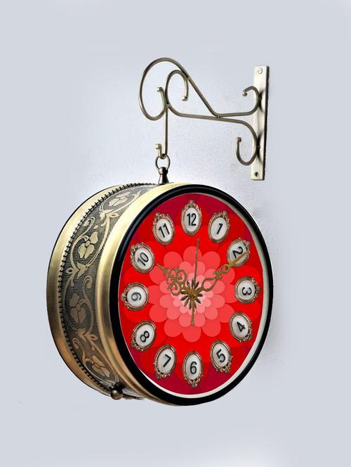 vintage double sided station wall clock - 18720012 - Very Small Image - 1