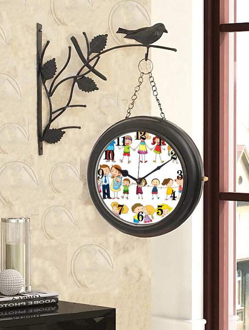 round shape digital display wall clock - 18720083 - Very Small Image - 1