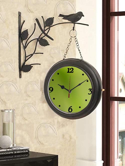 round shape digital display wall clock - 18720096 - Very Small Image - 1