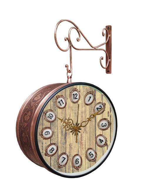 vintage double sided station wall clock - 18720115 - Very Small Image - 1