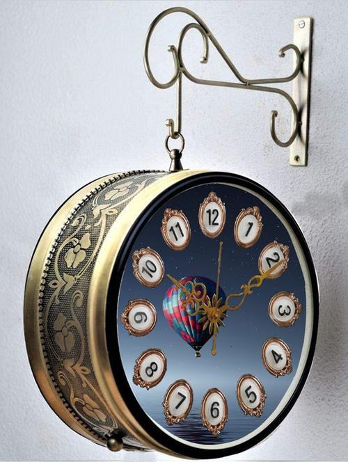 vintage double sided station wall clock - 18720144 - Very Small Image - 1