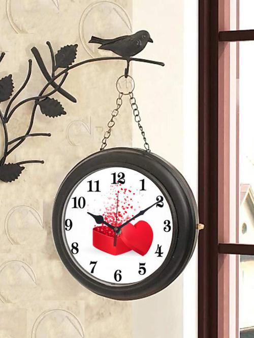round shape digital display wall clock - 18720149 - Very Small Image - 1