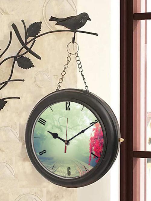 round shape digital display wall clock - 18720164 - Very Small Image - 1