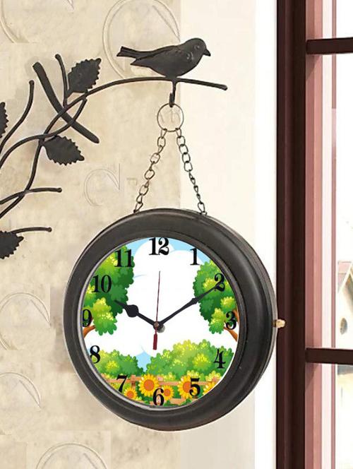 round shape digital display wall clock - 18720168 - Very Small Image - 1