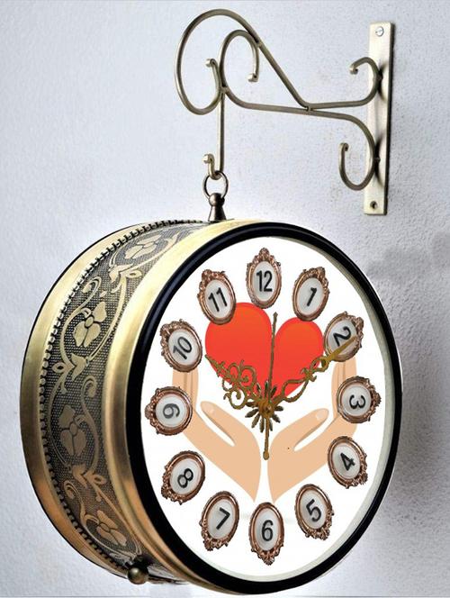 vintage double sided station clock - 18720190 - Very Small Image - 1