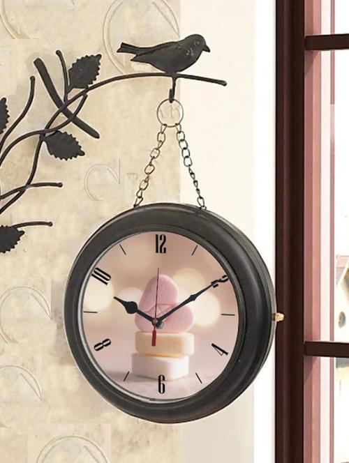 round shape digital display wall clock - 18720195 - Very Small Image - 1