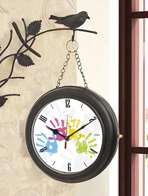 round shape digital display wall clock - 18720213 - Very Small Image - 1