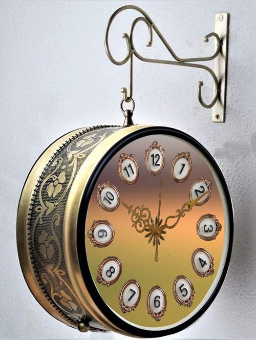 vintage double sided station clock - 18720230 - Very Small Image - 1