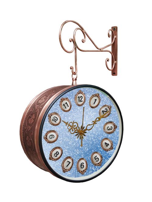 vintage double sided station clock - 18720238 - Very Small Image - 1