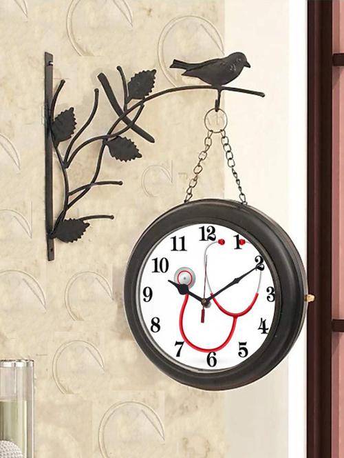 round shape digital display wall clock - 18720264 - Very Small Image - 1