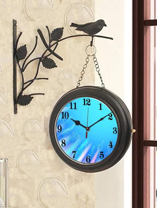 round shape digital display wall clock - 18720278 - Very Small Image - 1