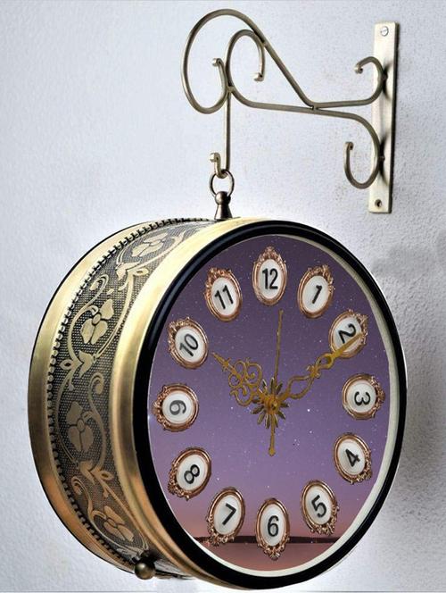 vintage double sided station clock - 18720317 - Very Small Image - 1
